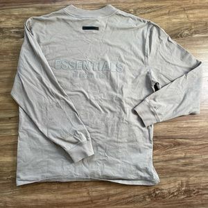 Essentials fear of God long sleeve tee